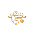 Gold and Silver Ornate Spiral Open Upper Arm Cuffs view 5