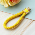 Braided Heart Wrist Loop Keychains in Eight Colors and Random Option view 12