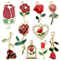 Gold-Tone Flower Metal Charms with 11 Listed Options view 1