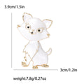 Enamel Kitten Brooch In 3 Color Variants For Jackets and Scarves view 6