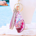 Star Filled Conch Shell Keychains in Seven Colors plus Assorted Option view 11