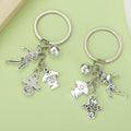 Soccer, Basketball and Football Charm Keychains in 25 Pictured Variations view 3