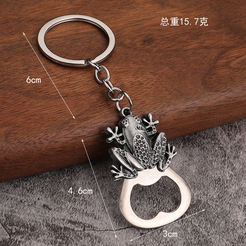 Animal Bottle Opener Zinc Alloy Souvenir Keychain with Enamel Finish