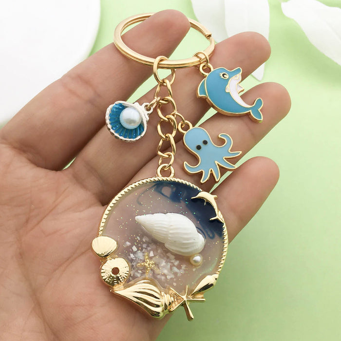 Starfish, Conch and Shell Charm Keychains Featuring Starfish, Conch Across 59 Variations
