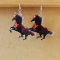 Acrylic Double-Sided Cute Animal Print Earrings 10 Styles view 3