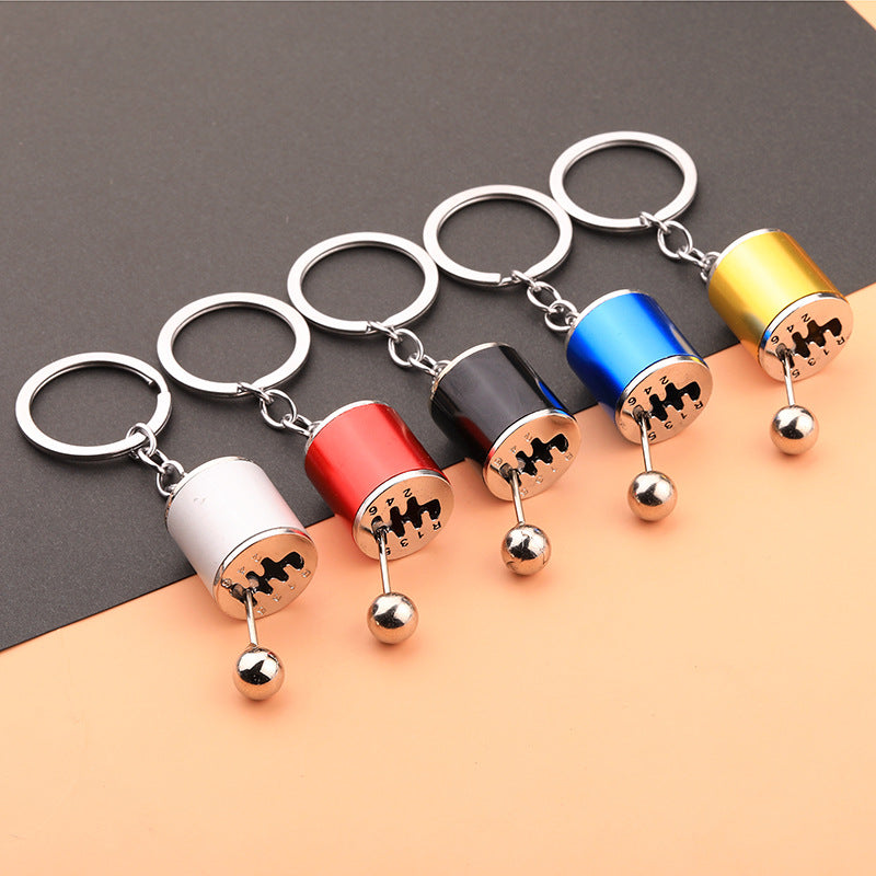 Turbo Gear Shift Wheel Brake Disc Shock Caliper Metal Keychain