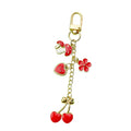 Rose, Blossom and Flower Charm Keychains Featuring Red Cherry Across 21 Variations view 5