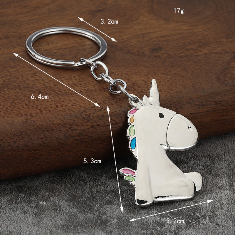 Unicorn PVC Keychain Party Favor Gift for Kids