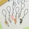 Cat Charm Keychains Featuring Fruit Across 13 Pictured Variations view 3