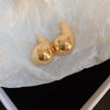 Gold Flame Earrings