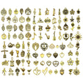 Gold-Tone Seashell Metal Charms with 15 Listed Options view 12