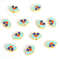 Enamel Cloud Beads in Twelve Traditional Color Combinations view 8