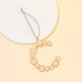 Pearl Letter Ornament Initial Hanging Charm Ribbon Loop view 10