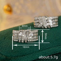 Silver Crisscross Clear Stone Huggie Earrings Metal Jewelry Design view 4