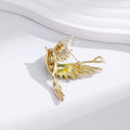 Bird Enamel Metal Brooch Pin for Jackets and Lapels view 4