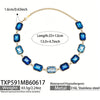 Gold Blue Necklace
