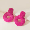 Fuchsia Rectangle Rings
