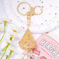 Rhinestone Enamel Umbrella Keychain Gold Metal Four Colors view 4