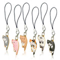 Cat Charm Keychains Featuring Fruit Across 13 Pictured Variations view 1