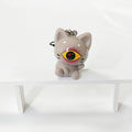 Gothic Monster Cat Figurine Phone Strap Charms in Four Designs view 6