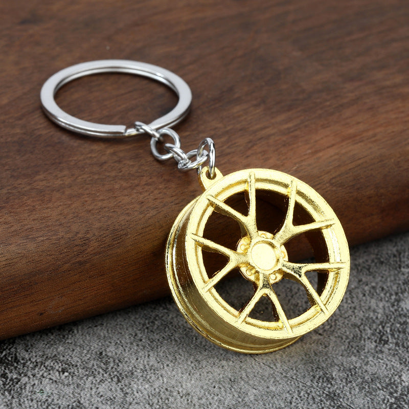 Creative Metal Car Parts Keychain in Zinc Alloy