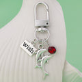 Dolphin and Turtle Charm Keychains Featuring Chain Across 7 Pictured Variations view 1