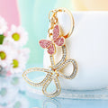Large Openwork Butterfly Keychains with Fortune Loops and Loop Only Options view 9