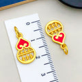 Metallic Gourd and Fu Character Metal Beads with 16 Listed Options view 9