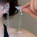 Star Butterfly and Chain Tassel Ear Cuffs in Three Designs view 3
