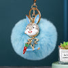 Blue-Rabbit Sky-Blue-Pom