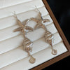 Silver Starfish Earrings