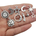 Alloy Metallic Moon and Sun Metal Charms with 22 Listed Options view 3