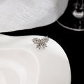 Right and Left Silver Butterfly Wing Single Ear Clips view 6