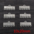 Silver Tone Multi-Loop Connector Charms in Seven Ornate Designs view 4