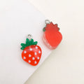 Red Strawberry and Heart Glossy Charms with 11 Listed Options view 7