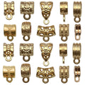 Alloy Gold-Tone Three-Way Bail Metal Charms with 16 Listed Options view 9