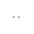 Crystal Snowflake Stud Earrings in Gold and Silver Tones view 5