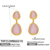 Pink Glass Earrings