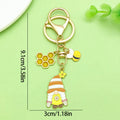 Bee and Honeycomb Charm Keychains with 33 Assorted Design Styles for Bags and Keys view 7