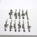 Gunmetal-Tone Metal Rifle Charms, Mixed Firearm Designs view 1