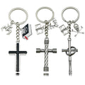 Cross and Angel Charm Keychains in 15 Pictured Variations for Bags and Keys view 5