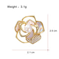 Camellia Nineteen Designs Metal Brooch Pin for Jackets and Lapels view 6