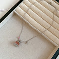 Silver Pudding Resin Earrings Necklace And Open Rings view 8