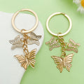Butterfly Charm Keychains in 34 Pictured Variations for Bags and Keys view 3