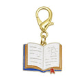 Open Book Smile Sun Enamel Charm Keychain Two Colors view 7