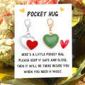 Pocket Hug Enamel Heart Clip Charm in Five Color Designs view 1