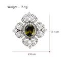 Gold Tone Silver Tone Camellia Six Designs Metal Brooch Pin view 3