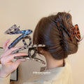 Acrylic Leopard Print Elongated Claw Hair Clip 2 Colors view 2