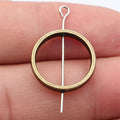 Round Ring Small Hole Bead Connector Jewelry Making Component view 6