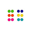 Multicolor Round Swirl Stud Earrings In Twelve Pair Sets view 5